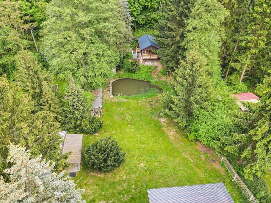 Garnsdorf Tiny House Am Teich 아파트 외부 사진